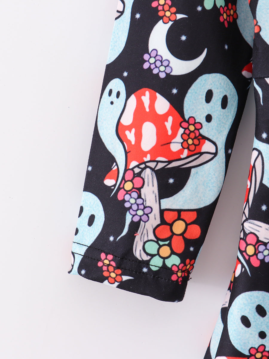 Halloween Ghost Mushroom Girl Dress
